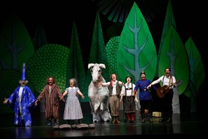 Das Pferd, das auf der Bühne des Stadttheaters bereits viele Herzen erobert hat, macht einen Spaziergang durch die Stadt. Foto: Helge Bauer