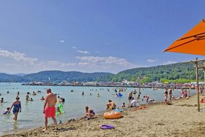 Viele Klagenfurter suchen derzeit nach Abkühlung im Strandbad. Foto: Mein Klagenfurt