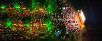 Rund 2.000 Besucher beim Freiluftkino im Klagenfurter Strandbad. Foto: Shootmeup