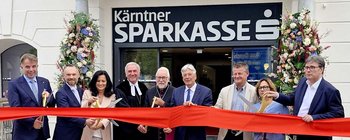 Kärntner Sparkasse am Neuen Platz nach Umbau wiedereröffnet. Foto: Mein Klagenfurt