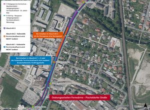 Grabungsarbeiten in der Pischeldorfer Straße