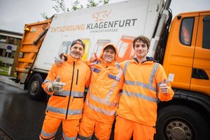 Bei der städtischen Müllabfuhr sind für den Sommer noch Praktikumsplätze zu vergeben. Foto: StadtKommunikation/Zangerle