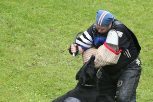 Hundetrainer, Obmann Dir. Josef Pickl-Hafner vom SVÖ Wörthersee. Foto: SVÖ Wörthersee