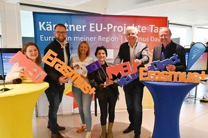 Vizebürgermeister Prof. Mag. Alois Dolinar sprach beim 4. Kärntner EU- Projekte Tag über Klagenfurt als Klima-Vorzeigestadt. Foto: StadtKommunikation/Hronek