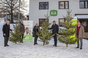 Christbäume fürs SOS-Kinderdorf Moosburg. Foto: LR Gruber/Taltavull