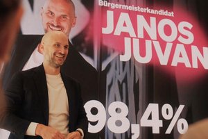 Janos Juvan wurde mit 98,4 Prozent zum Spitzenkandidaten für Klagenfurt gewählt. Foto: zVg