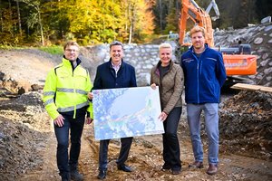 1,1 Mio. Euro werden derzeit in den Hochwasserschutz für Viktring investiert. Foto: StadtKommunikation/Helge Bauer