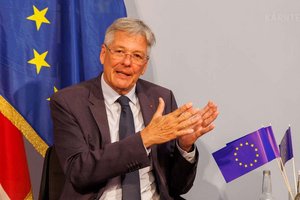LH Peter Kaiser nimmt in Brüssel Stellung zu Migrationspolitik, Soziale Medien und EU-Förderungen an Regionen. Foto: Büro LH Kaiser