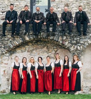 Wurzenpassklang beim Chorkonzert „Senza Confini“ am 4. Juli in Velden. Foto: zVg