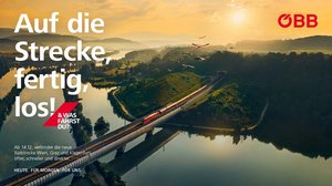 ÖBB: Auf die Strecke, fertig, los! Foto: ÖBB/Jung von Matt DONAU