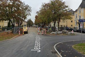 Bauarbeiten in der Jesserniggstraße werden fortgesetzt. Foto: Google Street View