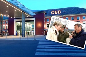 Vzbgm Patrick Jonke: Platz am Hauptbahnhof in Haider-Klasnic-Platz umbenennen. Foto: Mein Klagenfurt/Bundesministerium für Landesverteidigung