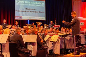 Sommernachtskonzert der Polizeimusik Kärnten. Foto: Polizei Kärnten
