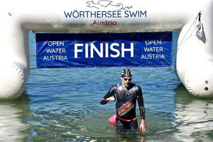 Neuer Schwimm-Rekord: Von Klagenfurt nach Velden und zurück in 7:35:27 Stunden. Foto: Verein Woerthersee-Swim-Austria