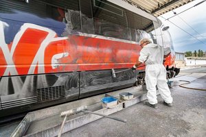 ÖBB: Zwei Villacher Graffiti-Sprayern konnten 420 Fälle nachgewiesen werden. Foto: ÖBB-Michael Fritscher