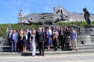 Internationale Führungskräfte zum Wissensaustausch in Klagenfurt. Foto: StadtKommunikation/Spatzek