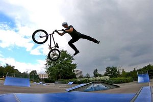 BMX Freestyle Staatsmeister Kevin Böck aus Klagenfurt