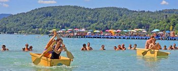Höhepunkt des Nachmittags war die STW-Sautrogregatta