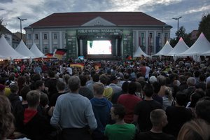 Public Viewing am Neuen Platz zur Fußball-EM 2024. Foto: Mein Klagenfurt