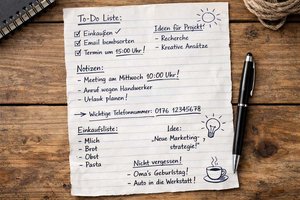 Kreativität steigern durch handschriftliche Notizen