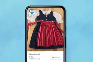 Auf willhaben besonders beliebt: „Kärntner Dirndl". Foto: willhaben