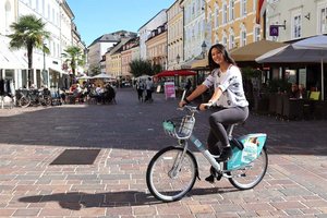 Mehr als 100.000 Mal wurde das Fahrradverleihsystem Nextbike Klagenfurt schon genutzt. Foto: StadtKommunikation