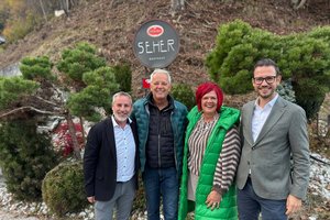 Wirtschaftslandesrat Schuschnig besuchte fünf Betriebe in Ludmannsdorf. Foto: Büro Schuschnig