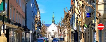 Sonniges Klagenfurt im Winter