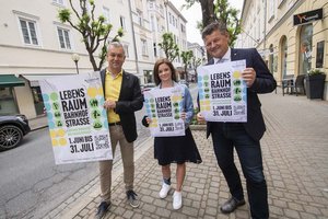 Lebensraum Bahnhofstraße - Bahnhofstraße neu erleben. Foto: StadtKommunikation/Bauer