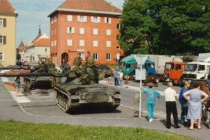 Vor 30 Jahren: Bundesheer im Einsatz an der jugoslawischen Grenze. Foto: Bundesheer