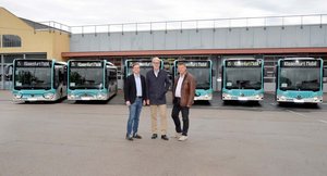 Aus Herr und Frau Klagenfurt wurde eine ganze Busfamilie. Foto: STW/Studio Horst