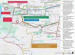 Umleitungen aufgrund des Wörthersee Marathons