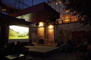 Kunstfilmtage bringen Film- und Videokunst in den Lendhafen. Foto: Johannes Puch