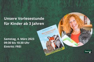 Ulrike Motschiunig: Vorlesestunde für Kinder ab 4 Jahren in der Buchhandlung Heyn 
