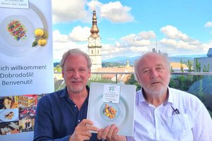 Helmuth Micheler und Lojze Wieser. Foto: Mein Klagenfurt