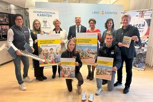 Kärnten stellt neue Broschüren zur Suchtprävention im Sport vor. Foto: Büro Prettner Kärnten stellt neue Broschüren zur Suchtprävention im Sport vor. Foto: Büro Prettner