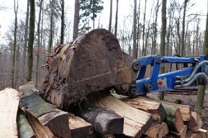 Am Techelsberg: Mit Bagger 20 Meter abgestürzt. Foto: Symbolbild