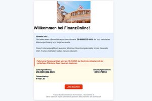 Achtung, Phishing! Gefälschte Mails und SMS von ID Austria, Finanzamt und ÖGK im Umlauf. Foto: Mein Klagenfurt