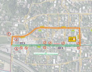 Neuer Abschnitt des Fernwärmenetzes Klagenfurt West im Fokus. Neue Verkehrsmaßnahmen ab Montag, 15. Juli.