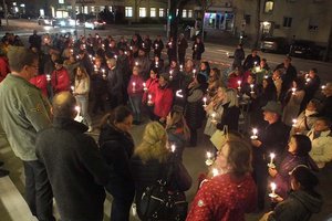 Lichtermeer für faire Gehaltserhöhung im Gesundheits- und Sozialbereich. Foto: ÖGB Landesorganisation Kärnten