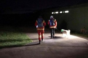 Erfolgreiche Suchaktion nach 94-jährigem Heimbewohner in Klagenfurt. Foto: Österreichische Rettungshundebrigade Landesgruppe Kärnten