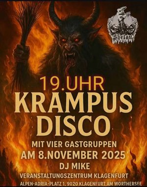 Krampusdisco im Veranstaltungszentrum Klagenfurt 