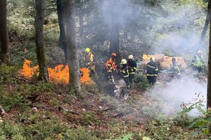 Große Feuerwehrübung im Rosental: 300 Einsatzkräfte trainierten den Ernstfall. Foto: ÖA-Team BFKdo Klagenfurt-Land und Feuerwehren des Abschnittes Rosental