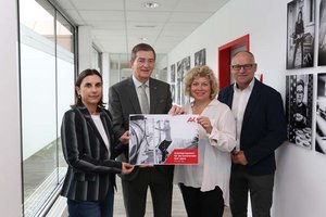 v.l.: Mag. Susanne Kißlinger, Günther Goach, Irene Hochstetter-Lackner, Mag. Hans Pucker. Foto: Hannes Krainz/AK