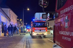 Brand in Klagenfurter Innenstadtlokal. Foto: FF St. Peter