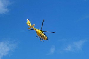 Der Rettungshubschrauber C11 musste einen Verletzten in das Klinikum Klagenfurt fliegen. Foto: Mein Klagenfurt