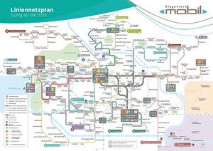 Liniennetzplan. Gültig ab 9.2023