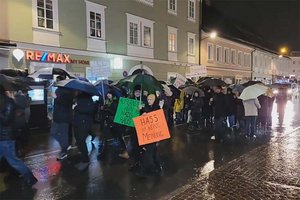 Für Menschenwürde: Demo gegen Rechts in Klagenfurt. Foto: Mein Klagenfurt/Archiv