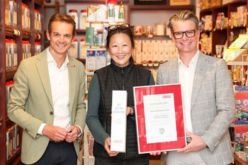 v.l.: Markus Polka, Inhaberin Shiow Ling Kopeinig-Chin und Franz Ahm. Foto: WKK