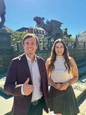 Ronald Rabitsch und Simone Singh. Foto: zVg